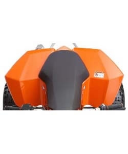 REAR FENDER+AIR INTAKE ORANGE